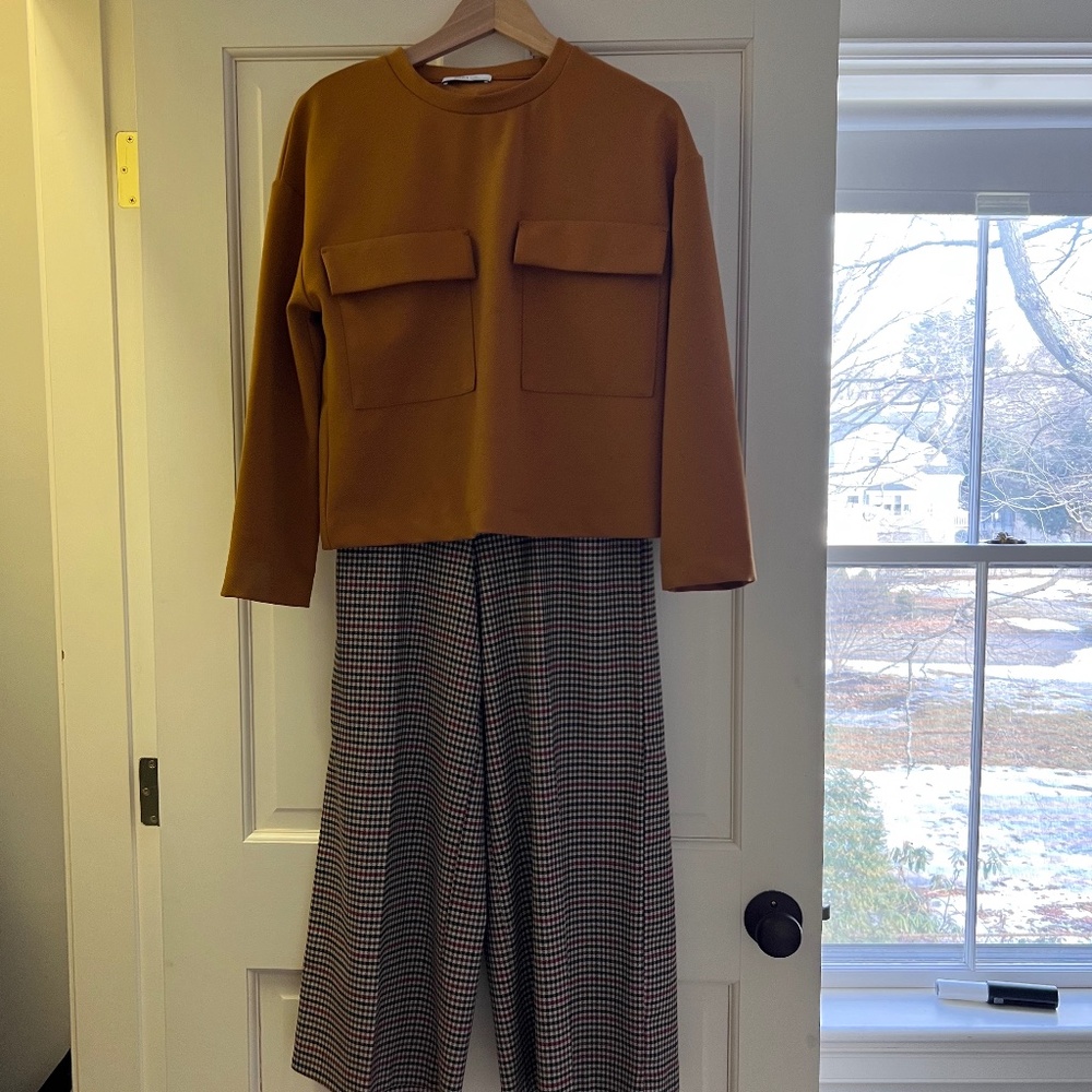 Zara top and pant match